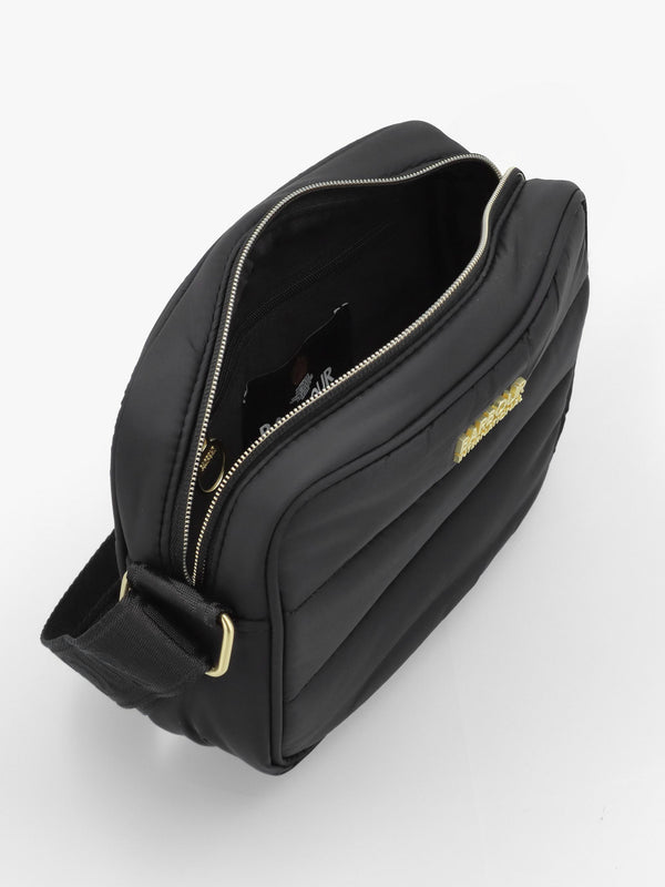 Barbour Monaco Baffle Quilted Black Cross-Body Bag