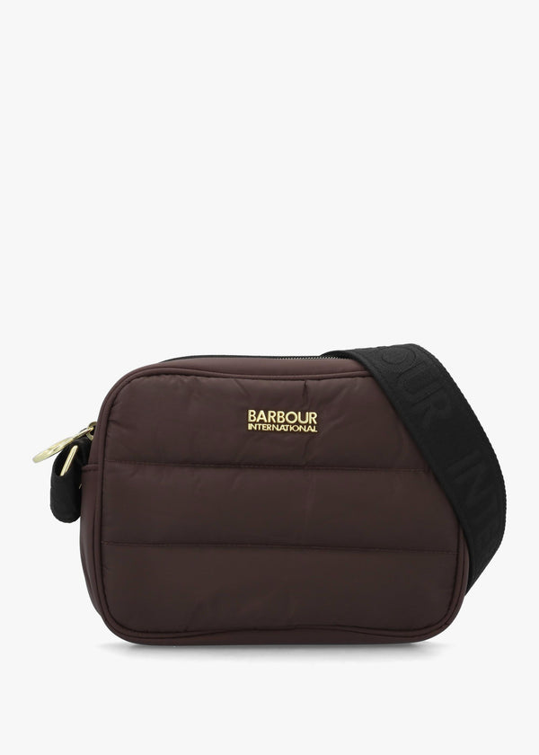 Barbour Monaco Baffle Quilted Truffle Cross-Body Bag