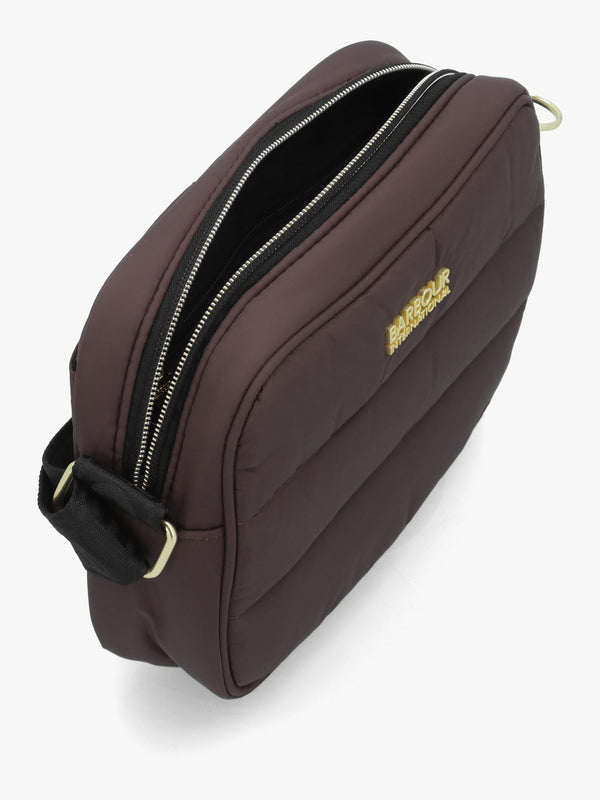 Monaco Baffle Quilted Truffle Cross-Body Bag