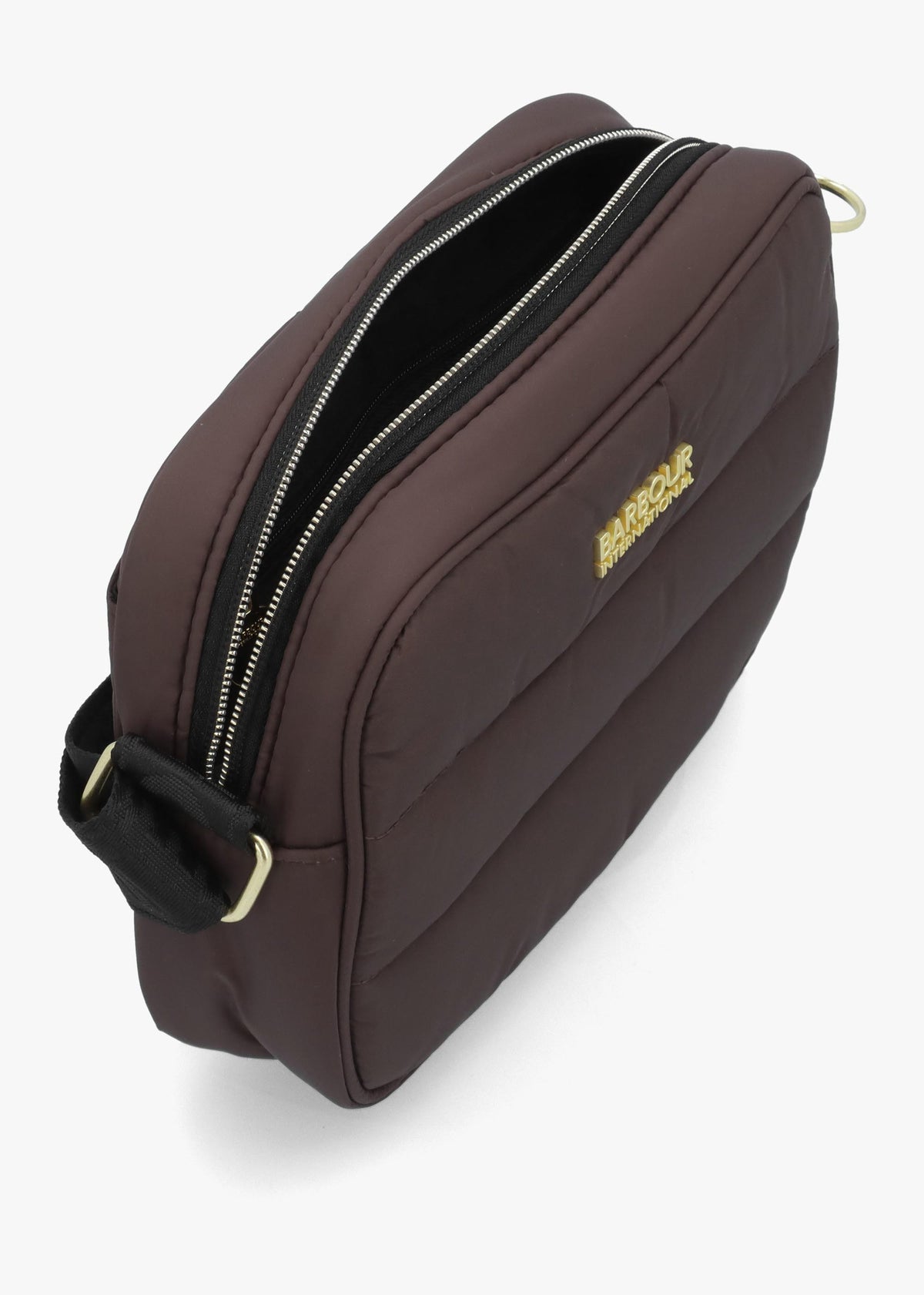 Monaco Baffle Quilted Truffle Cross-Body Bag