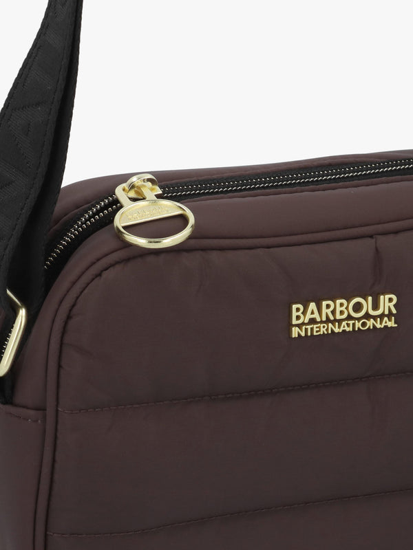 Monaco Baffle Quilted Truffle Cross-Body Bag