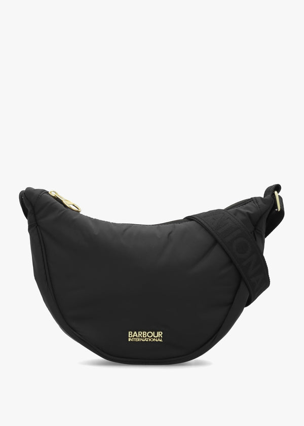 Barbour Monaco Black Sling Cross-Body Bag