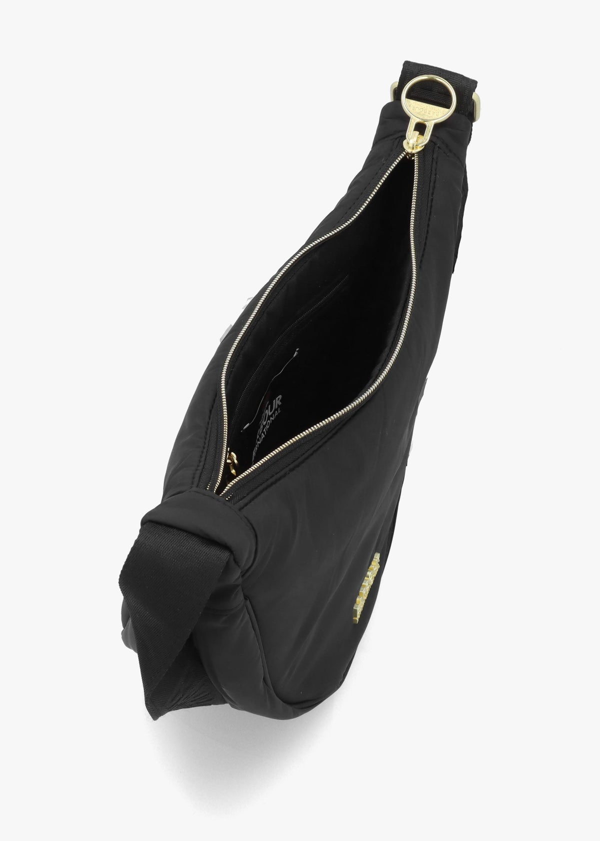Barbour Monaco Black Sling Cross-Body Bag
