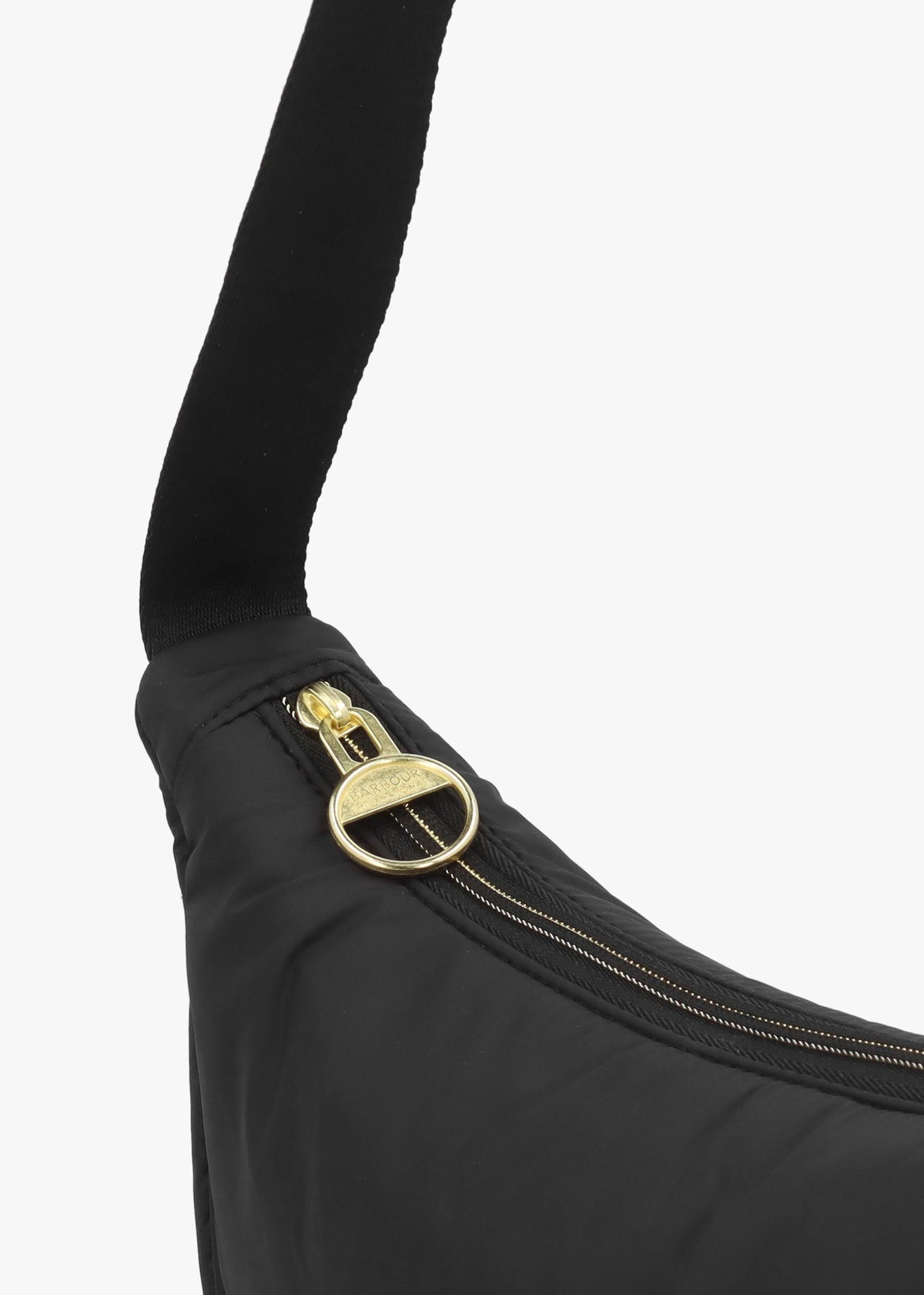 Barbour Monaco Black Sling Cross-Body Bag