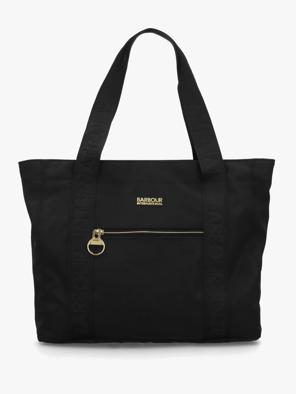 Barbour Qualify Black Tote Bag