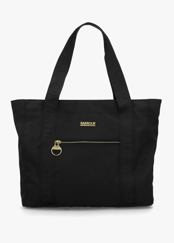 Barbour Qualify Black Tote Bag