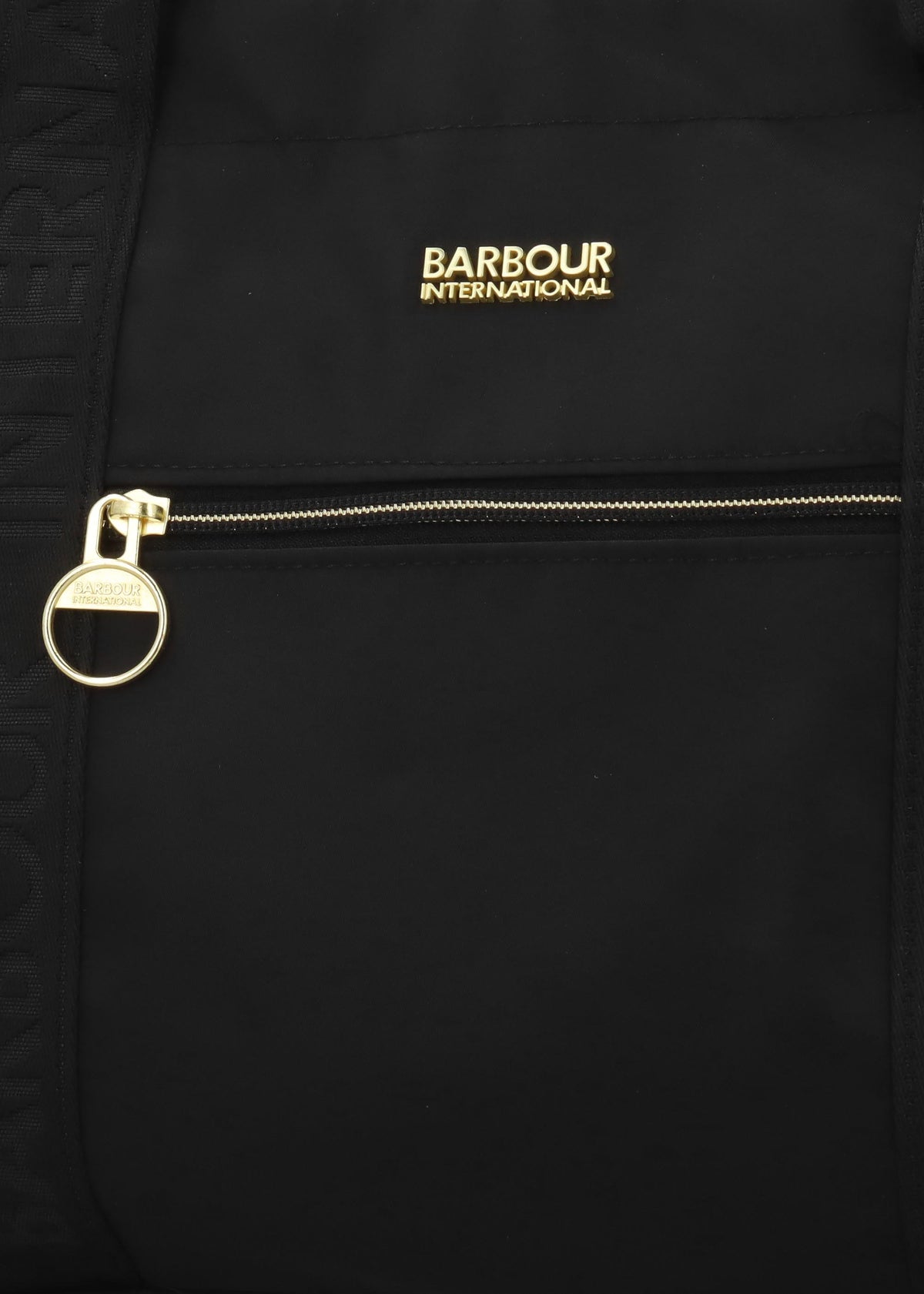 Barbour Qualify Black Tote Bag