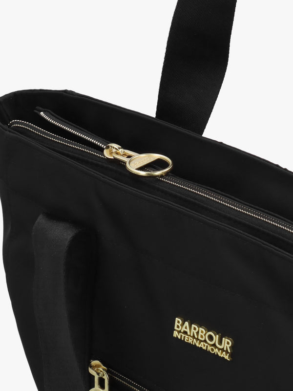 Barbour Qualify Black Tote Bag