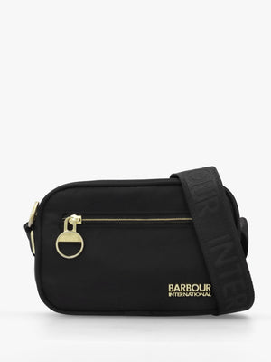 Barbour Mini Qualify Slim Black Cross-Body Bag