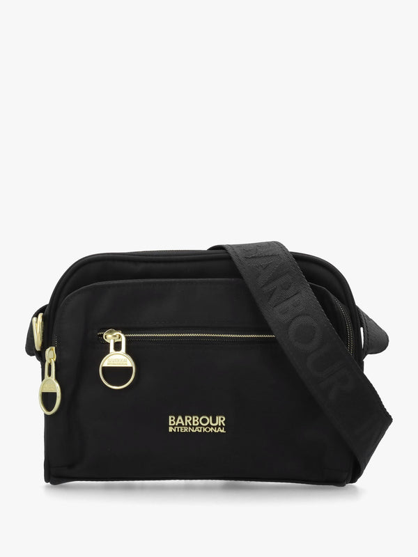 Barbour Qualify Slim Black Cross-Body Bag
