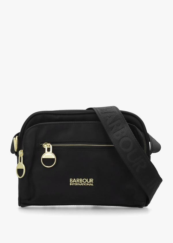 Barbour Qualify Slim Black Cross-Body Bag