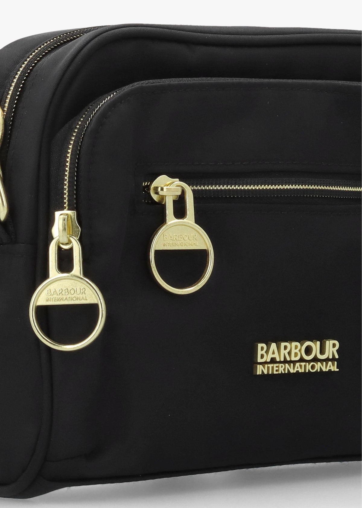 Barbour Qualify Slim Black Cross-Body Bag