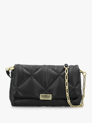 Barbour Soft Quilted Black Cross-Body Bag