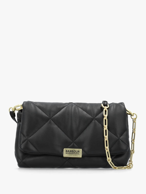 Barbour Soft Quilted Black Cross-Body Bag