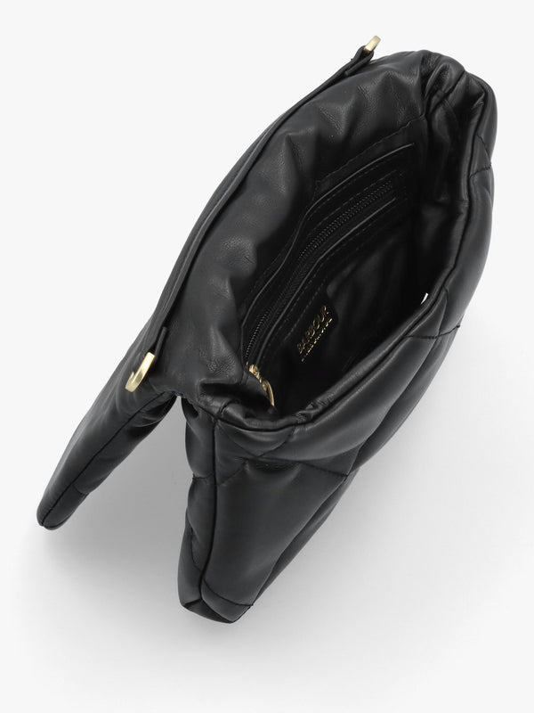Barbour Soft Quilted Black Cross-Body Bag