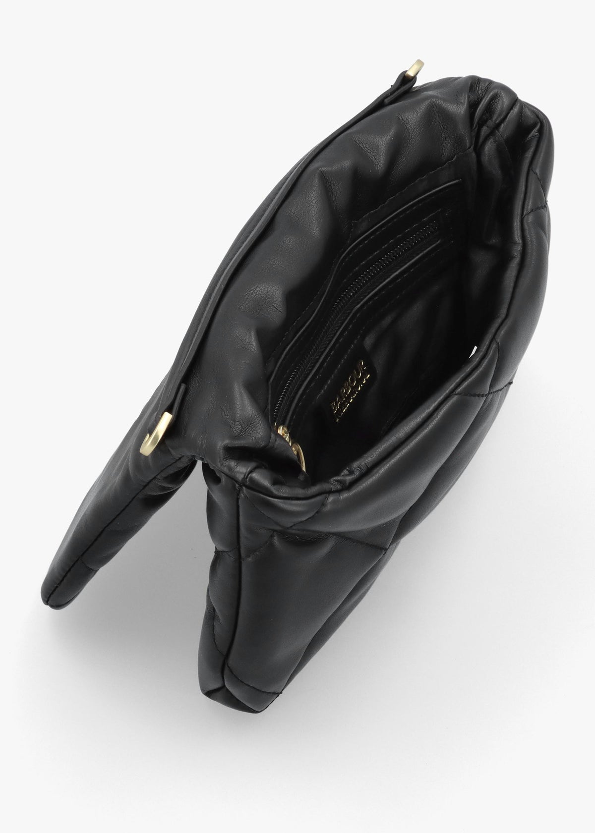 Barbour Soft Quilted Black Cross-Body Bag