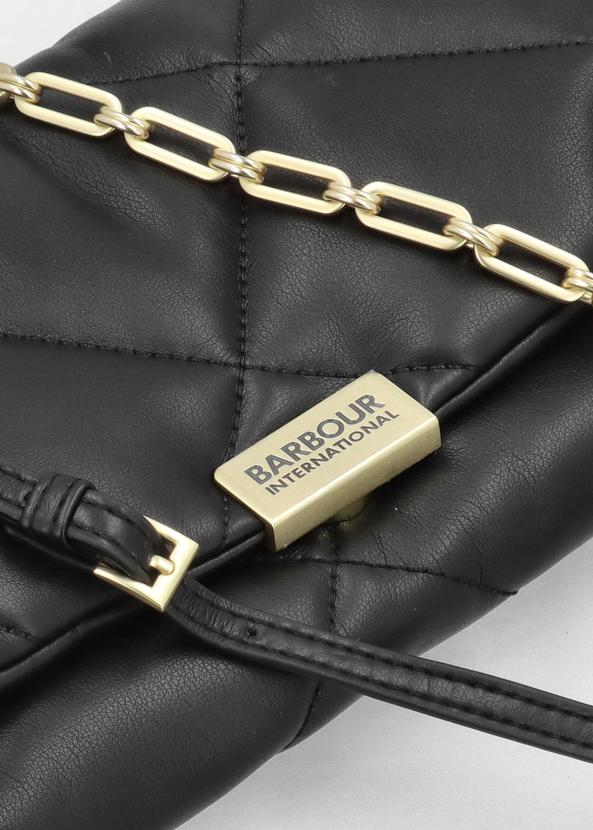 Barbour Soft Quilted Black Cross-Body Bag