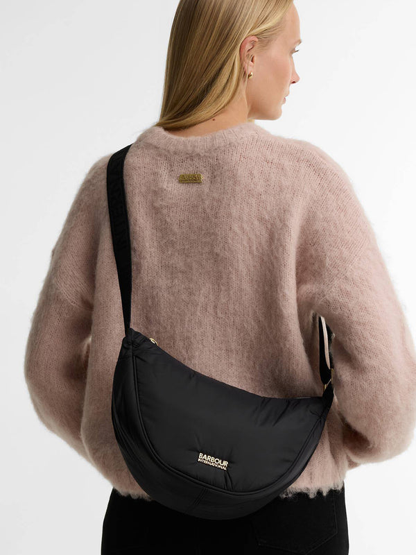 Barbour Monaco Black Sling Cross-Body Bag