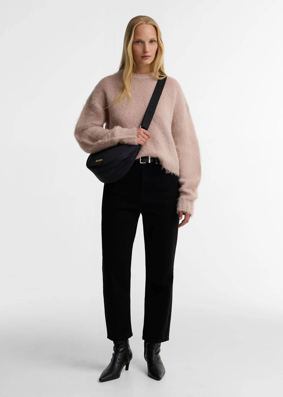 Barbour Monaco Black Sling Cross-Body Bag