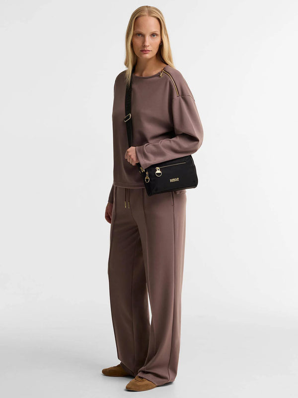 Barbour Qualify Slim Black Cross-Body Bag