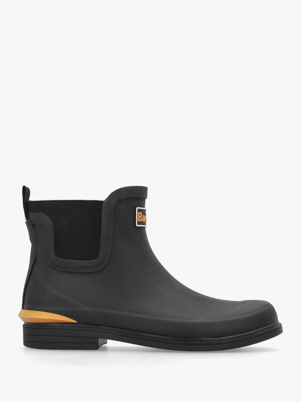 Barbour Abbeyfield Packable Black Ankle Wellingtons