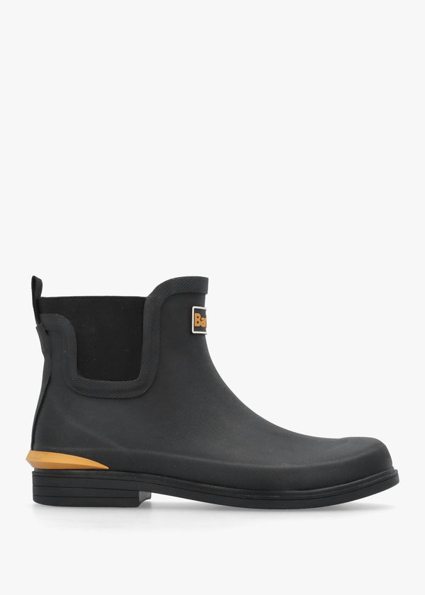 Barbour Abbeyfield Packable Black Ankle Wellingtons