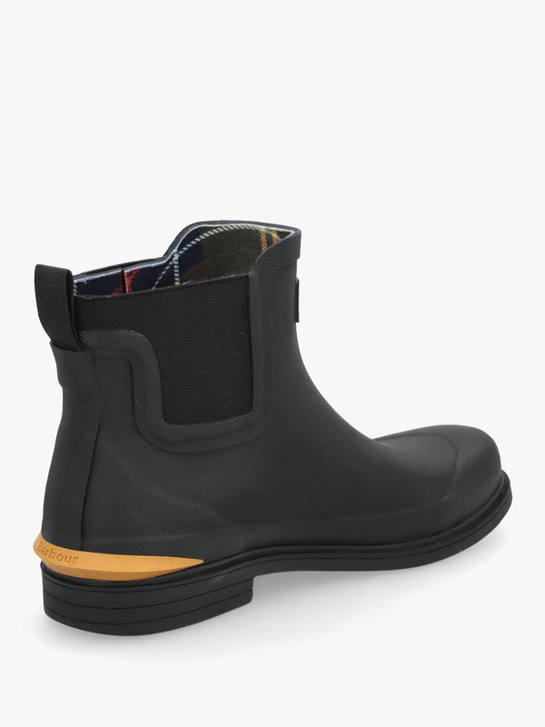 Barbour Abbeyfield Packable Black Ankle Wellingtons