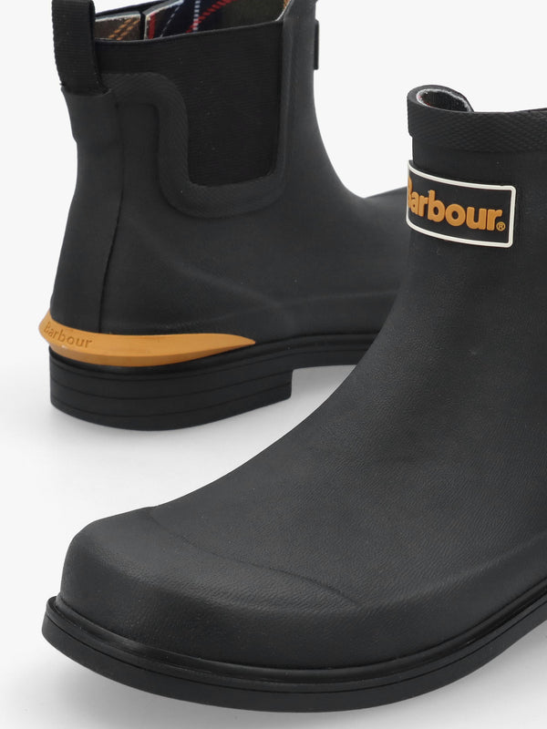 Barbour Abbeyfield Packable Black Ankle Wellingtons