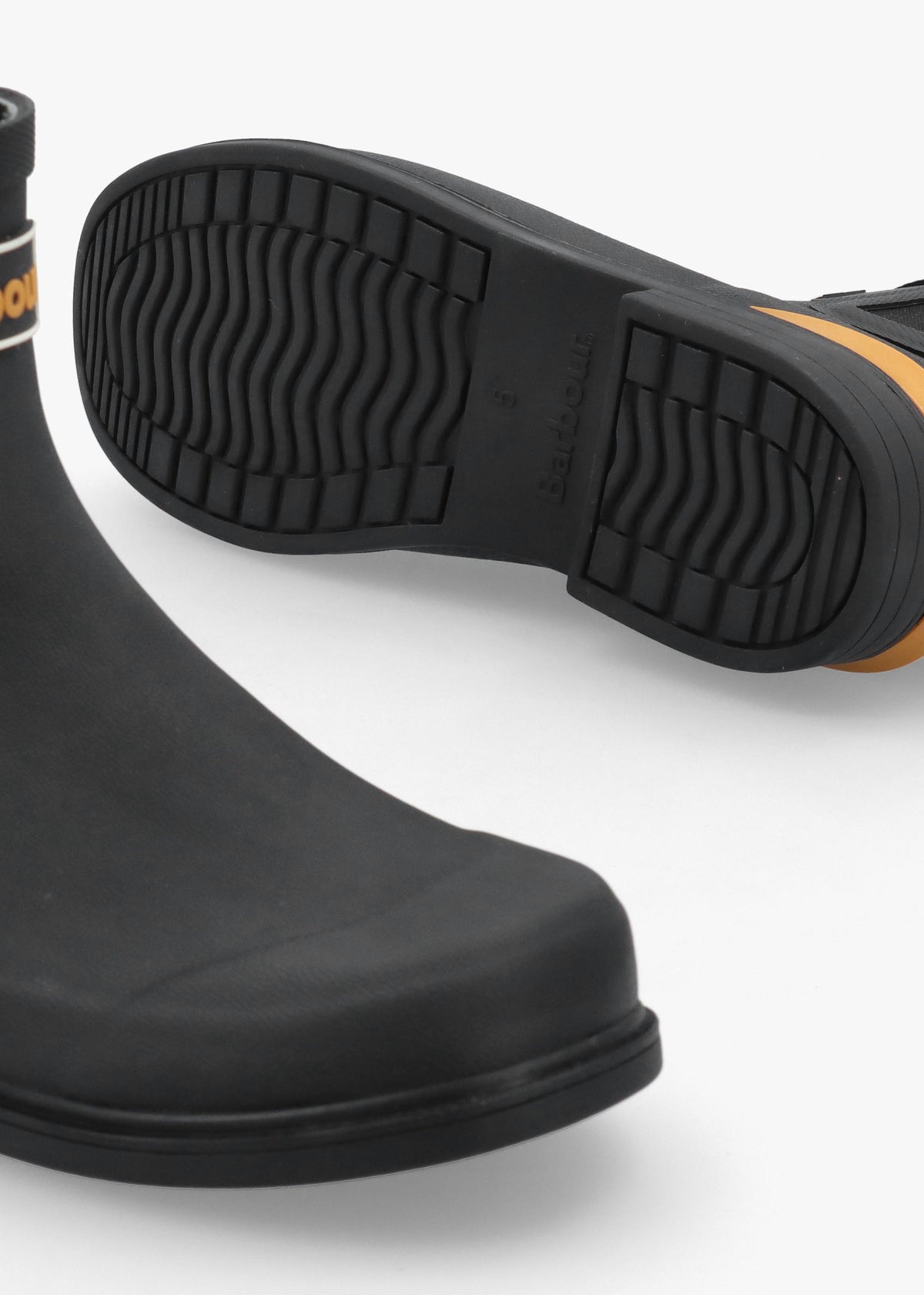 Barbour Abbeyfield Packable Black Ankle Wellingtons