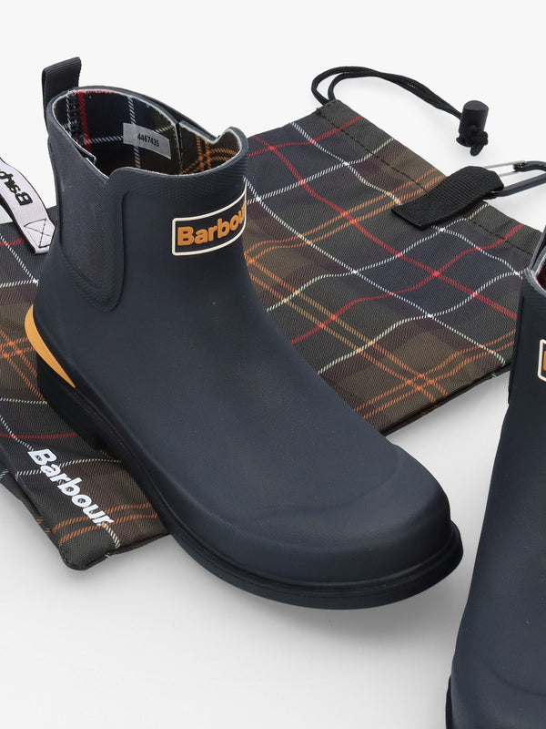 Barbour Abbeyfield Packable Navy Ankle Wellingtons