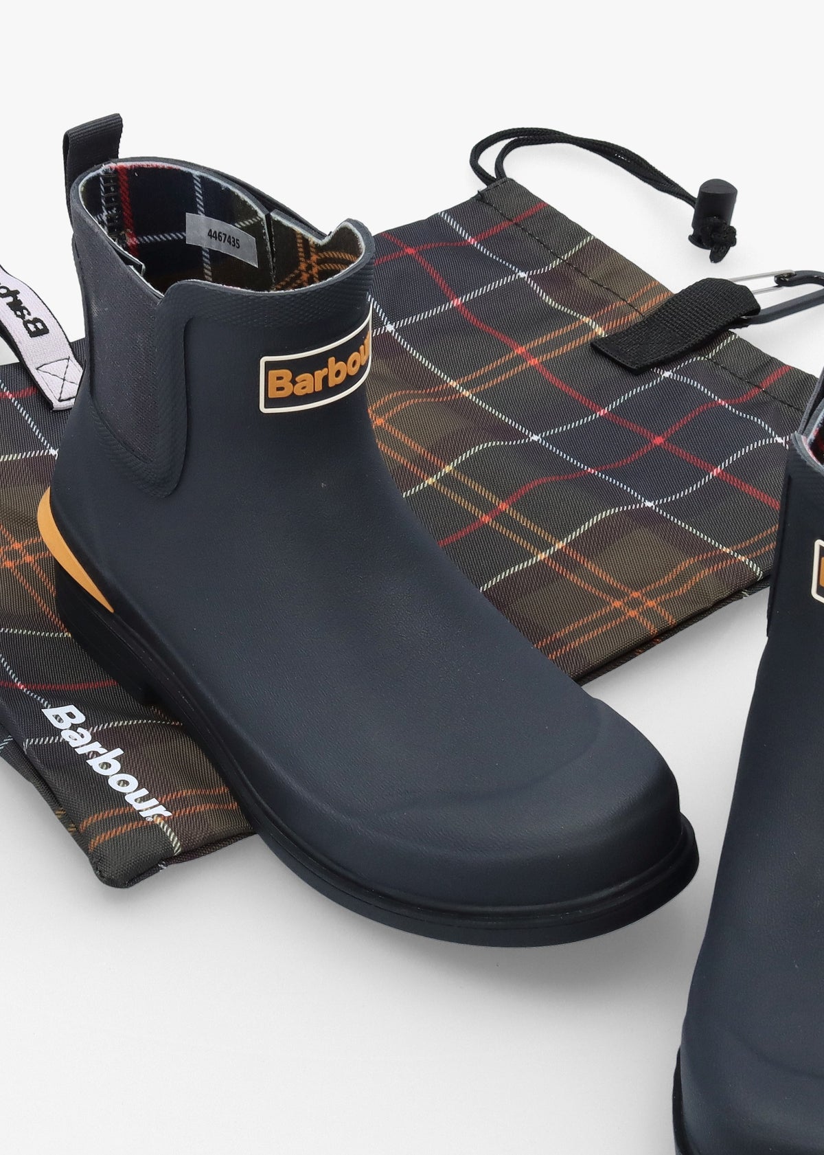 Barbour Abbeyfield Packable Navy Ankle Wellingtons