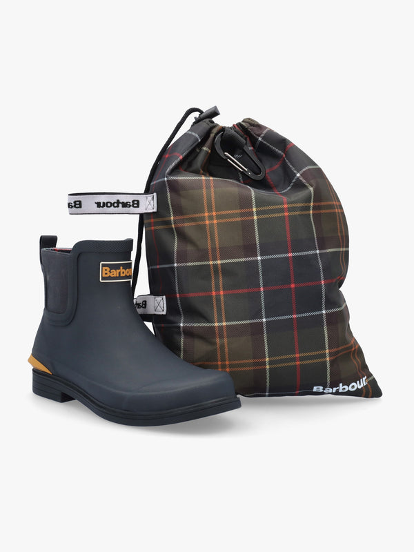 Barbour Abbeyfield Packable Navy Ankle Wellingtons