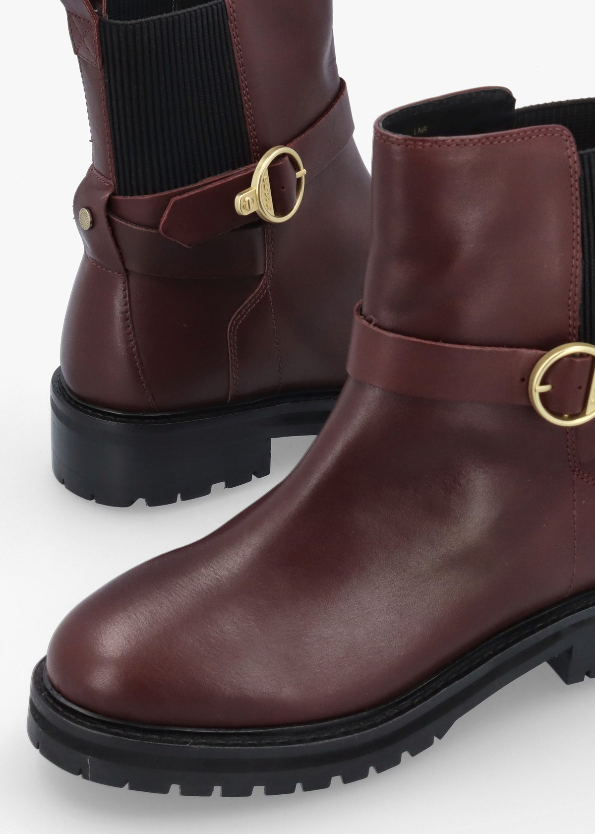 Barbour Alexandra Merlot Leather Ankle Boots