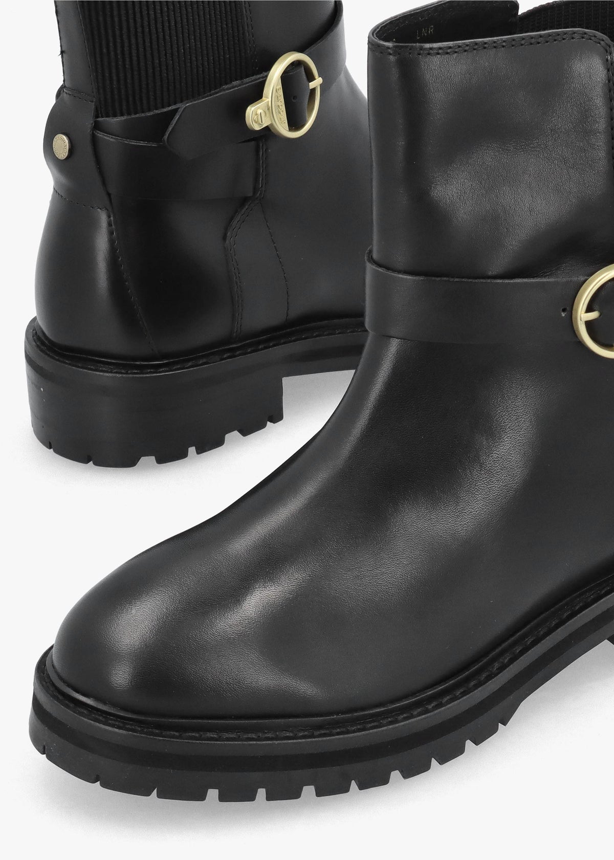 Barbour Alexandra Black Leather Ankle Boots