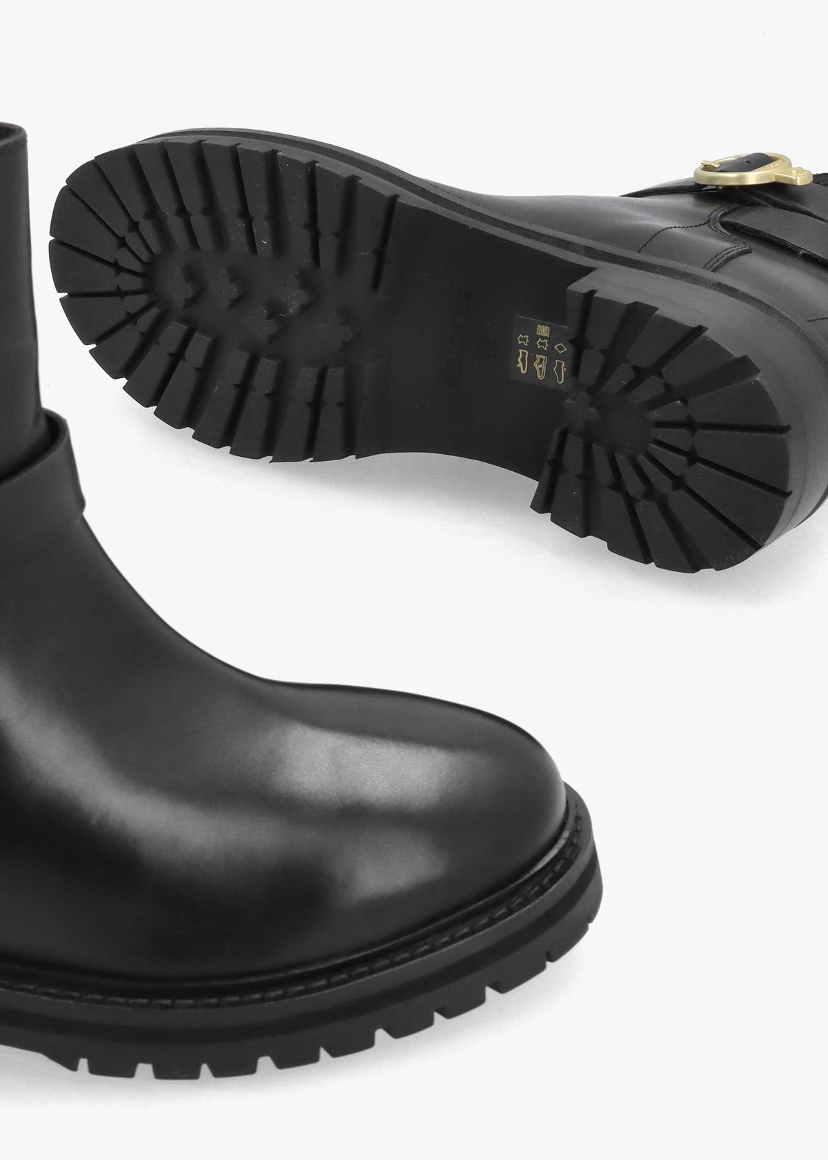 Barbour Alexandra Black Leather Ankle Boots
