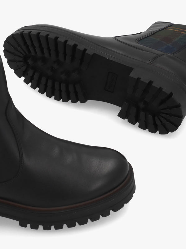 BARBOUR AMBERLEY CHELSEA BOOT - Black Leather