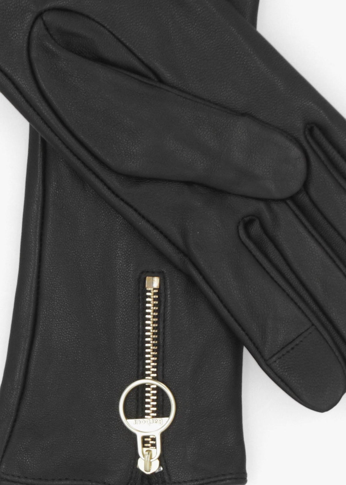 Barbour Arlene Classic Black Leather Gloves