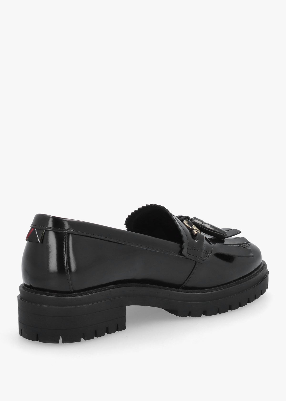 Barbour Ava Black Leather Loafers