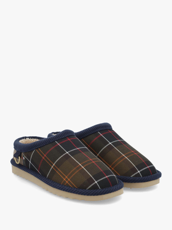 BARBOUR CORBRIDGE SLIPPER - Khaki Fabric