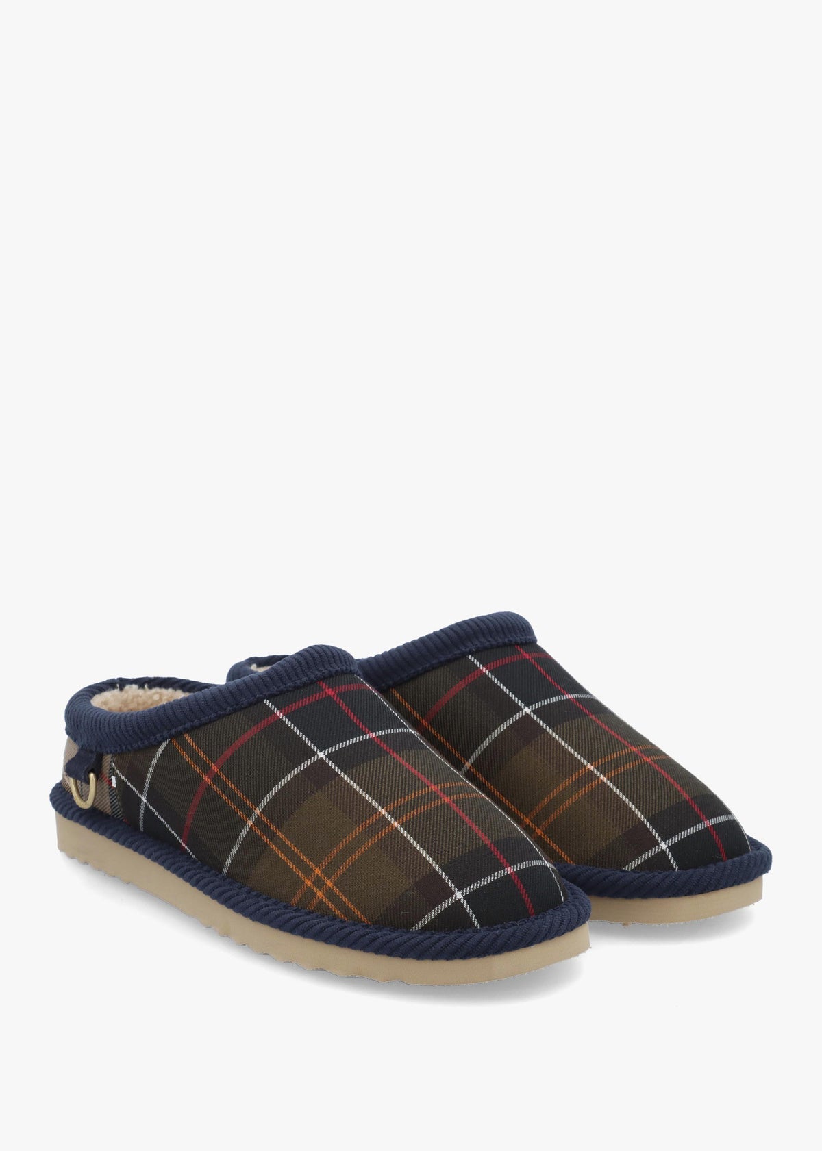 BARBOUR CORBRIDGE SLIPPER - Khaki Fabric