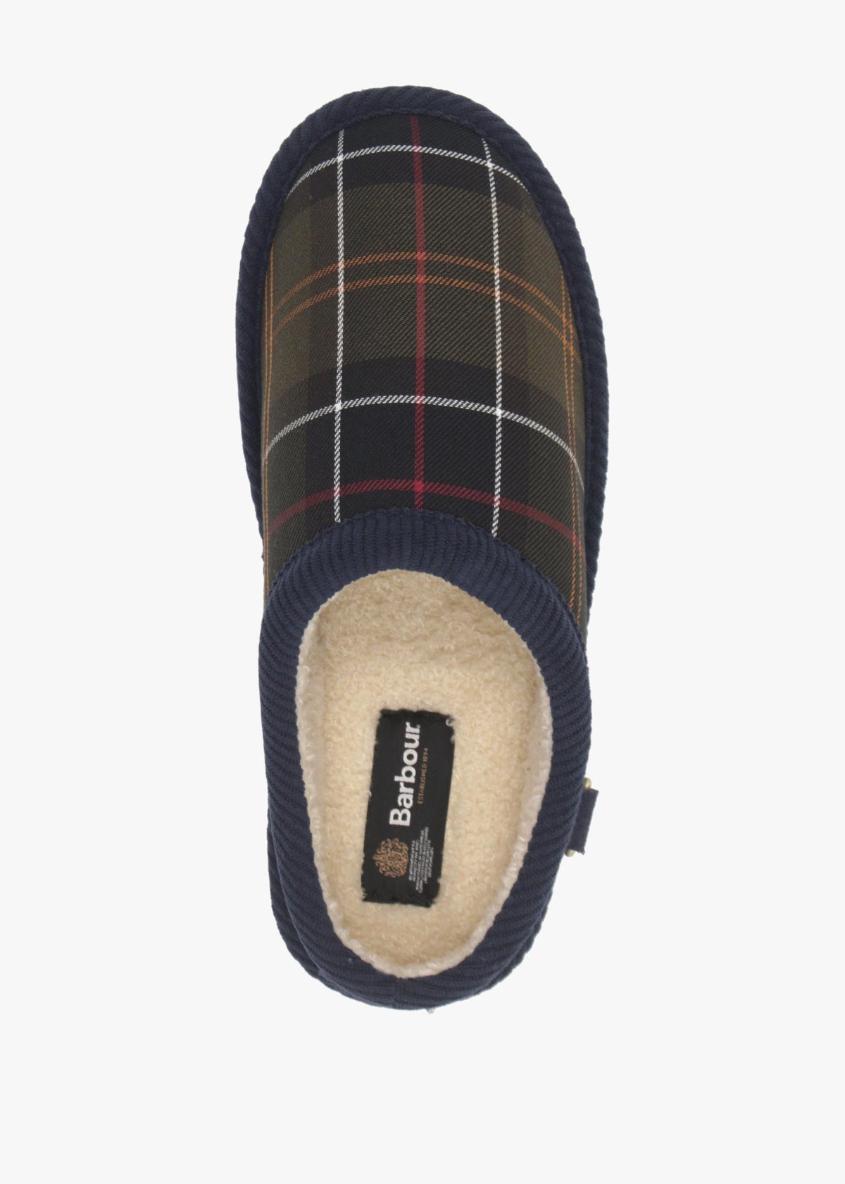 BARBOUR CORBRIDGE SLIPPER - Khaki Fabric