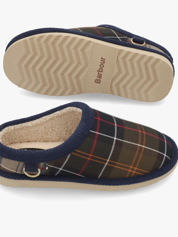 BARBOUR CORBRIDGE SLIPPER - Khaki Fabric