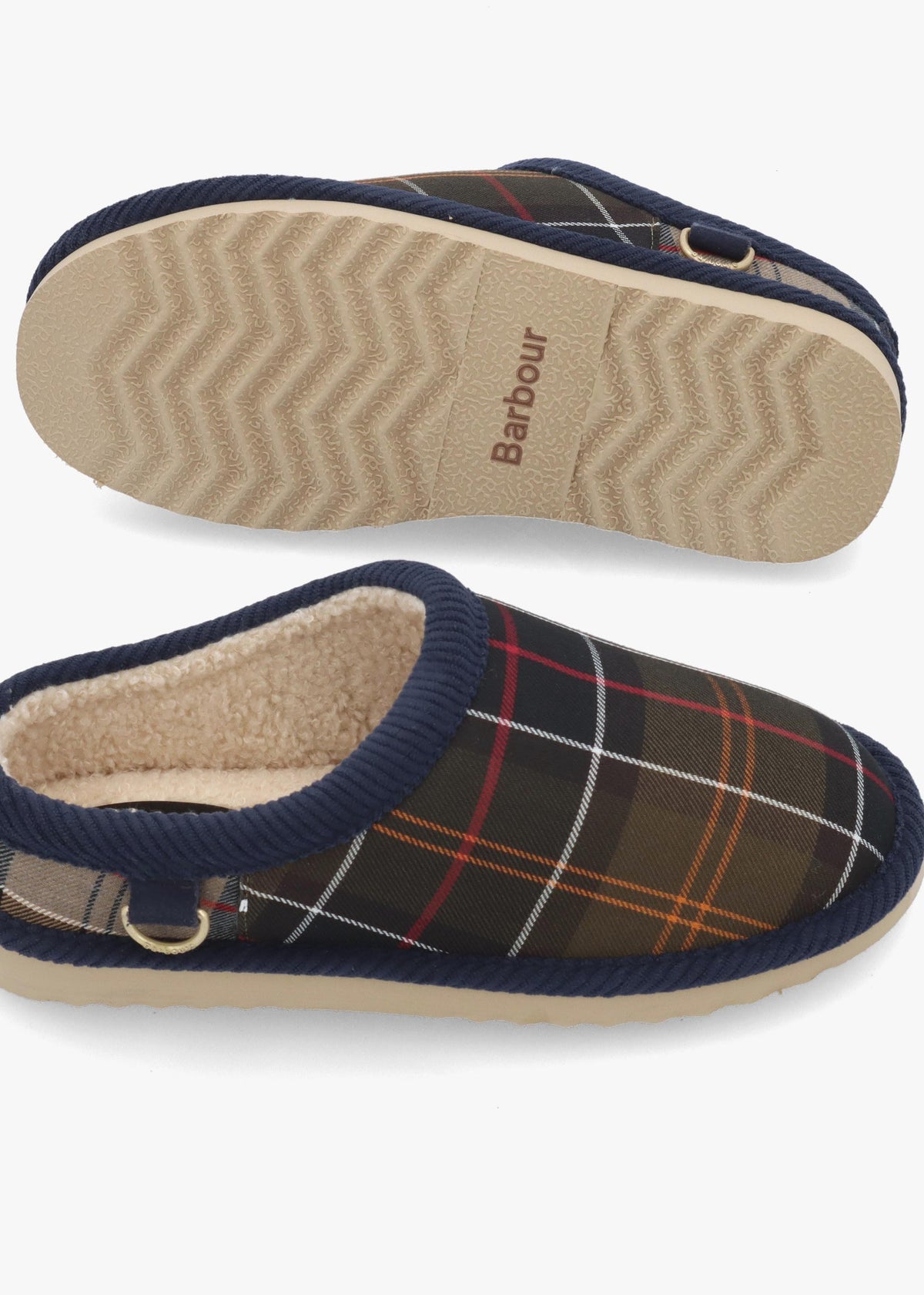 BARBOUR CORBRIDGE SLIPPER - Khaki Fabric