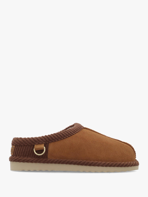 BARBOUR CORBRIDGE SLIPPER - Tan Suede