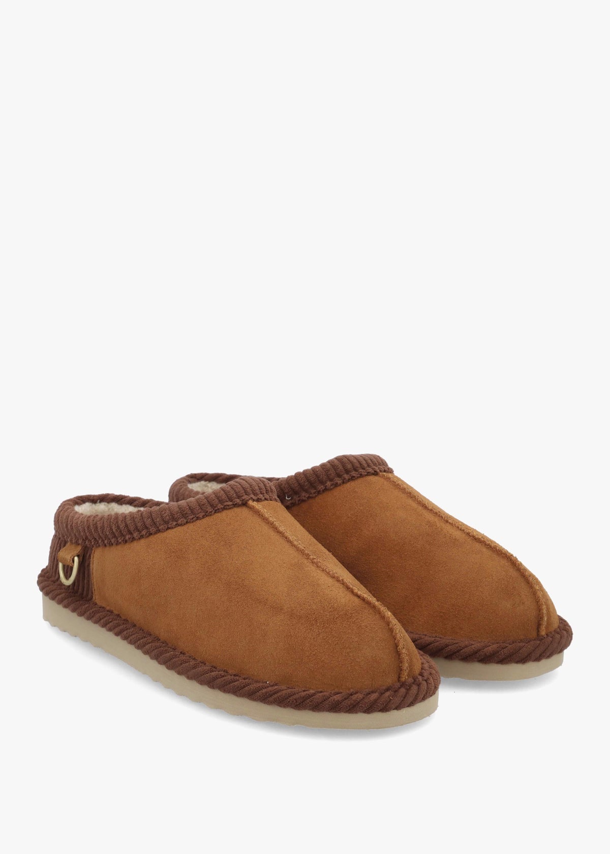 BARBOUR CORBRIDGE SLIPPER - Tan Suede