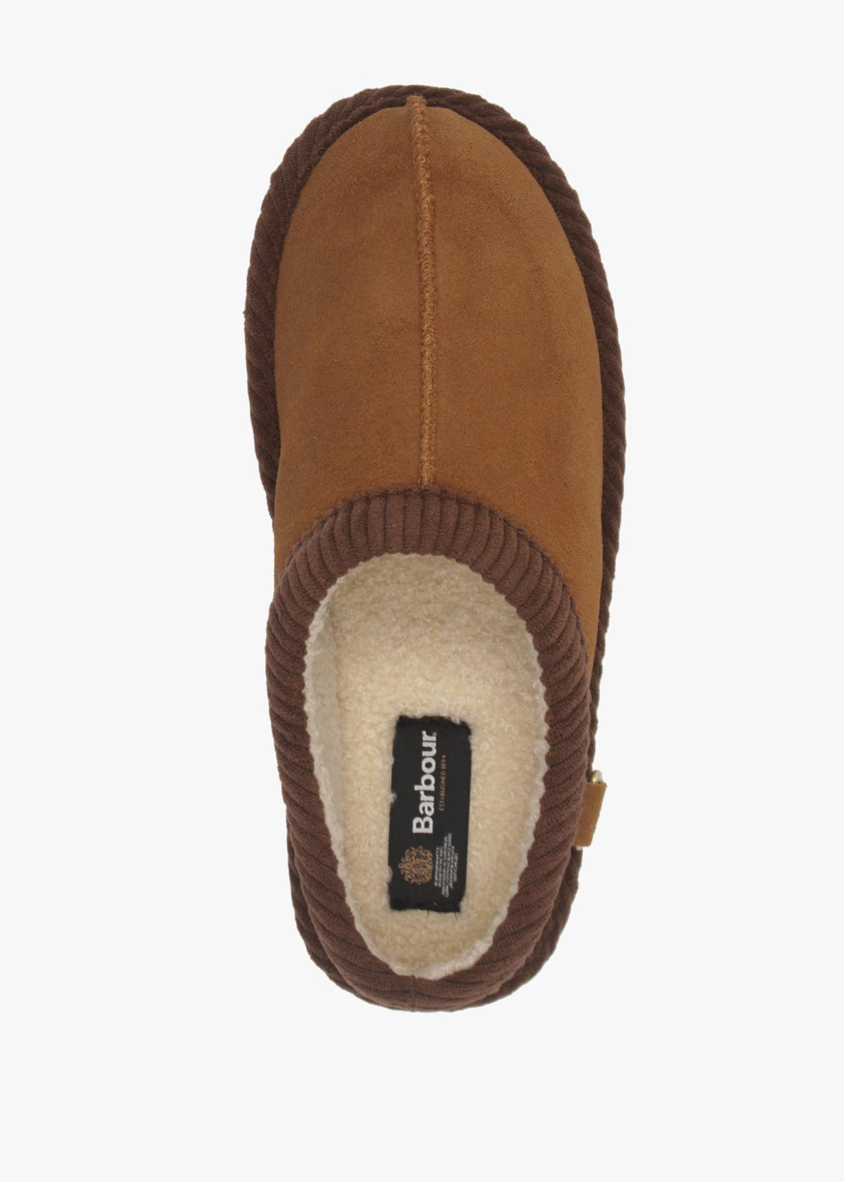 BARBOUR CORBRIDGE SLIPPER - Tan Suede