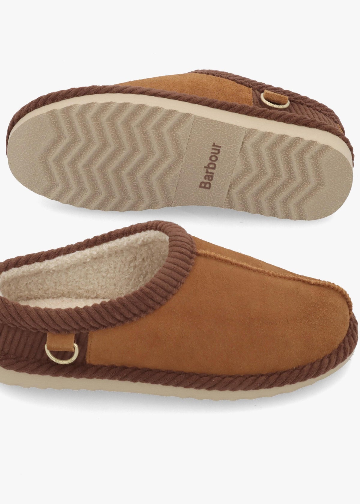 BARBOUR CORBRIDGE SLIPPER - Tan Suede