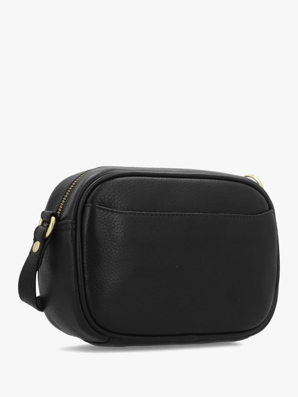 BARBOUR DAPHNE MINI LEATHER CROSSBODY - Black Leather
