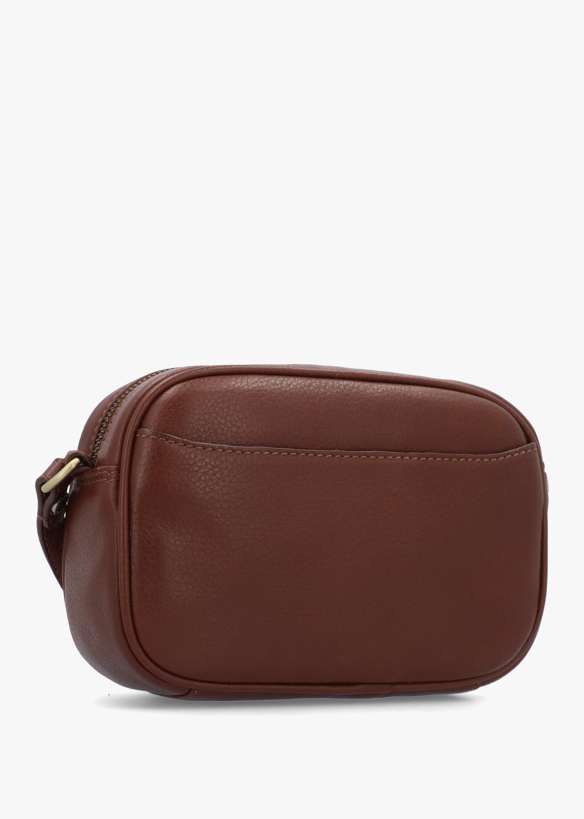 BARBOUR DAPHNE MINI LEATHER CROSSBODY - Brown Leather