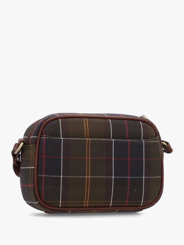 BARBOUR DAPHNE MINI TARTAN CROSSBODY - Khaki Fabric